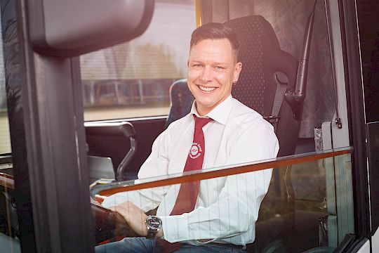 Busfahrer bei der Auto-Webel GmbH