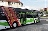 Erdgasbetriebener Kraftomnibus für umweltfreundlichen Stadtverkehr in Delitzsch